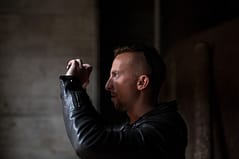 black motorcycle jacket